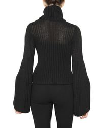 Les Copains | Black Coste Knit Degrade Sweater | Lyst