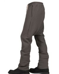 Rick Owens | Gray Wool Crepe Trousers for Men | Lyst