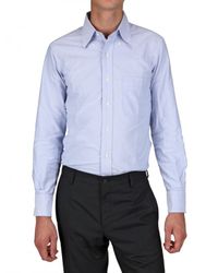 Thom Browne | Blue Oxford Cotton Shirt for Men | Lyst