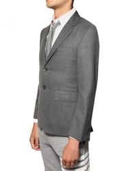 Thom Browne | Gray Wool Steptwill Jacket for Men | Lyst