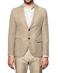 Tonello | Natural Linen Canvas Jacket for Men | Lyst