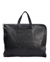 Ai_ | Black Hide Leather Satchel | Lyst
