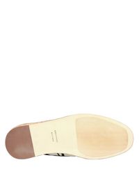 Burberry Prorsum | Black Calfskin and Tapestry Jacquard Lace-up S for Men | Lyst