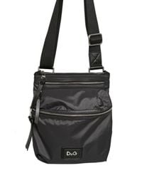 Dolce & Gabbana | Black Nylon Flat Shoulder Bag for Men | Lyst