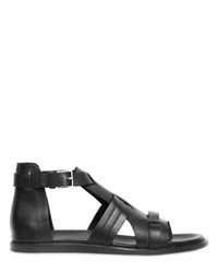 Dior Homme | Black Calfskin Sandals for Men | Lyst