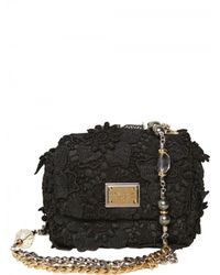 Dolce & Gabbana | Black Miss Charles Shoulder Bag | Lyst