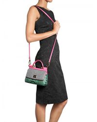 Dolce & Gabbana | Multicolor Mini Miss Sicily Top Handle | Lyst