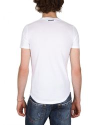 DSquared² | White Tiger Print Tshirt for Men | Lyst
