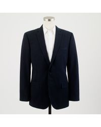 J.Crew | Blue Ludlow Two-button Suit Jacket with Double-vented Back in Italian Chino for Men | Lyst