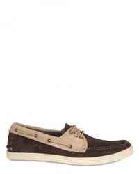 Preventi | Brown Two Tone Kudu Deck Lace-up Shoes for Men | Lyst