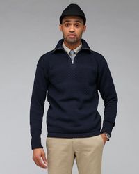 S.N.S Herning | Blue Fisherman Zip for Men | Lyst