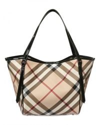 Burberry | Natural Small Canterbury Check Tote | Lyst