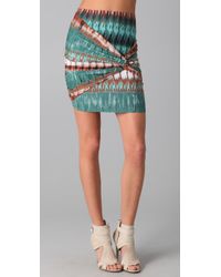 Torn By Ronny Kobo | Multicolor Twist Mini Skirt | Lyst