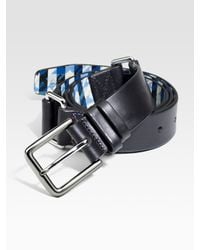 Robert Graham | Black Victoria Leather Belt for Men | Lyst