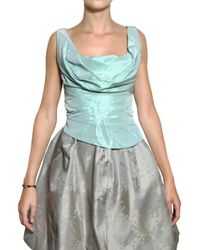 Vivienne Westwood | Green Taffeta Top | Lyst