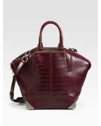 Alexander Wang | Purple Emile Small Frenchbull Leather Tote | Lyst
