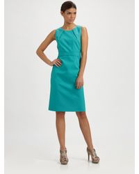 Elie Tahari | Blue Marina Sheath Dress | Lyst