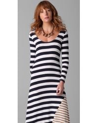 Ella Moss | Blue Chelsea Striped Maxi Dress | Lyst