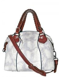 Pauric Sweeney | Metallic Python Overnight Shoulder Bag | Lyst