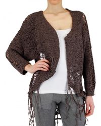 Aleksandr Manamïs | Brown Ripped Knit Sweater | Lyst