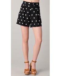 Marc By Marc Jacobs | White Polka Dot Shorts | Lyst