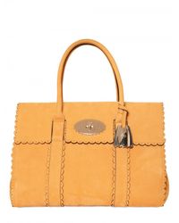 Mulberry | Orange Cookie Bayswater Smooth Leather Top Hand | Lyst