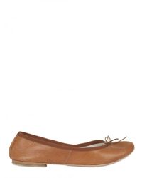 Suzie Mas | Natural Calfskin Ballerina Flats | Lyst