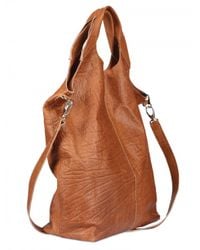 Diverso Italiano | Brown Raffaella Leather Top Handle | Lyst