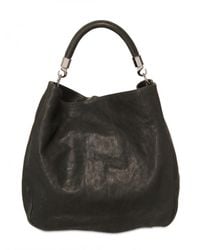 Saint Laurent | Black Roady Large Hobo Leather Shoulder Bag | Lyst