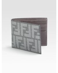 Fendi | Gray Basic Wallet for Men | Lyst