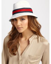 Gucci | Natural Trilby Hat | Lyst