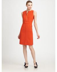 Tory Burch | Orange Mariel Sleeveless Dress | Lyst
