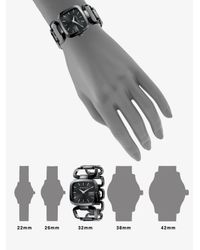 Gucci | Black G Steel Link Bracelet Watch | Lyst
