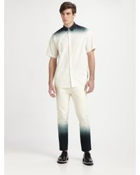 3.1 Phillip Lim | White Dip-dye Pants for Men | Lyst