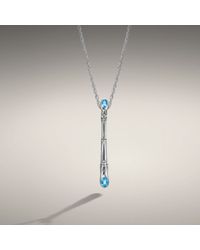 John Hardy | Blue Long Drop Necklace | Lyst