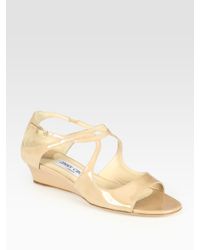 Jimmy Choo | Natural Vida Wedge Sandal | Lyst