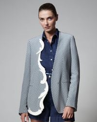 Stella McCartney | Blue Oriental Print Jacket | Lyst