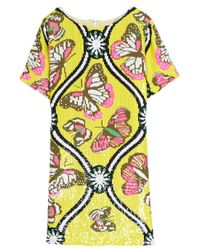 Paul & Joe | Yellow Mariposa Sequined Mini Dress | Lyst