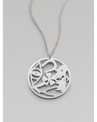 Jennifer Zeuner | Metallic Good Luck Circle Pendant Necklace | Lyst