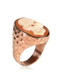 Amedeo | Natural Skull Ring | Lyst