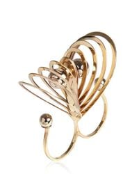 Delfina Delettrez | Pink Triple Love Balls Double Ring | Lyst
