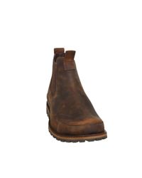 Lyst Timberland Cleated Chelsea Boot in Brown for Men Lyst Timberland Cleated Chelsea Boot in Brown for Men