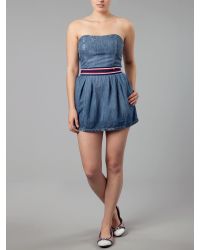elle denim dress