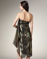 Marc By Marc Jacobs | Black Mimosa Lamé Strapless Dress | Lyst