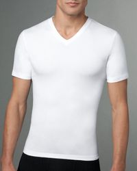 Spanx | White Cotton Compression Tee/v-neck for Men | Lyst