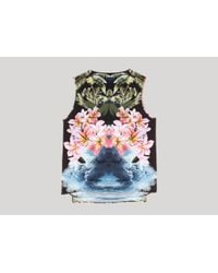 Stella McCartney - Multicolor Multicolour Spaced Hawaiian Print Top - Lyst