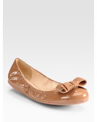 prada nude flats