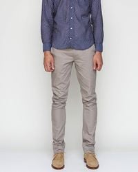 Cheap Monday | Gray Slim Chino in Grey Brown for Men | Lyst