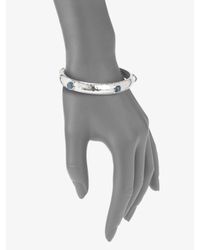 Ippolita | Metallic Narrow Mixed Doublet Mosaic Bangle Bracelet | Lyst