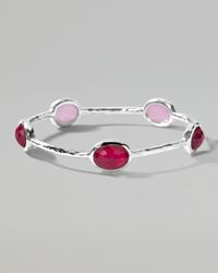 Ippolita | Metallic Oval Raspberry-station Wonderland Bangle | Lyst